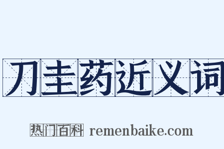 刀圭药近义词是什么意思的图片